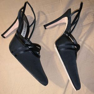 Jimmy Choo heels, size 7.5 in black